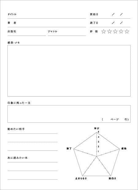 大人の読書感想日記